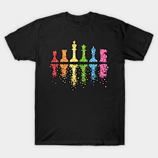 Chess Chess Player Chess Player Rainbow T-Shirt